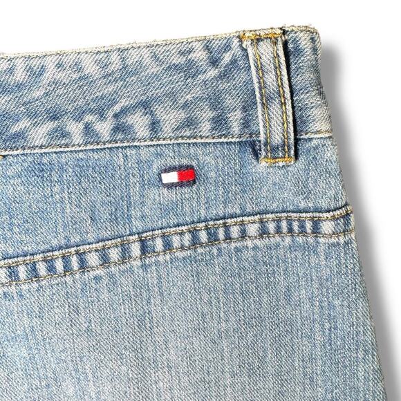 Tommy Hilfiger Vintage Y2K Button Front Denim Skirt Women’s Size 2 28” Waist - Picture 5 of 8